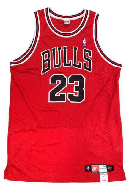 Michael Jordan Signed Nike Chicago Bulls Jersey