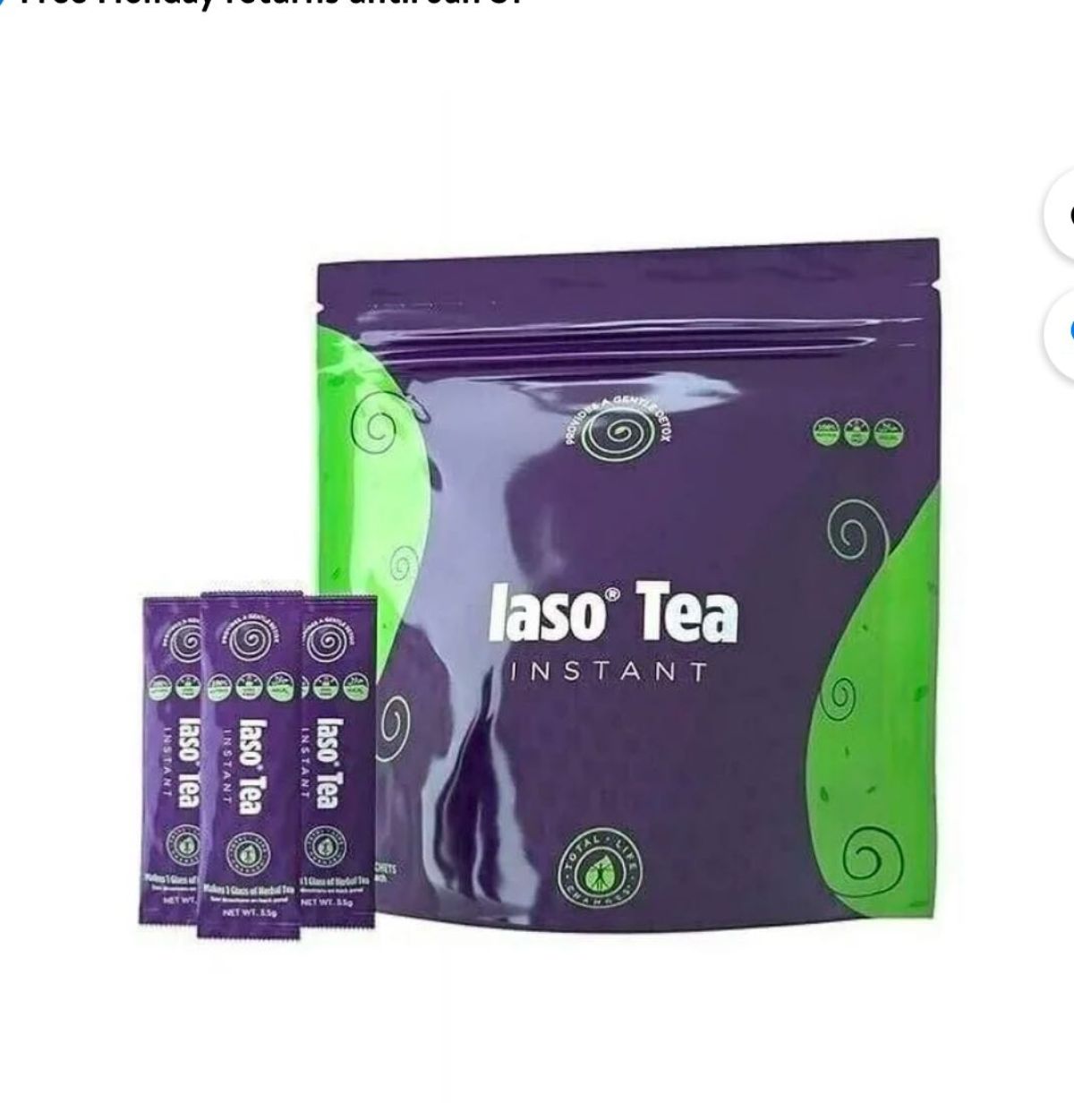 TLC Iaso tea Weight loss herbal tea 25 packone bag